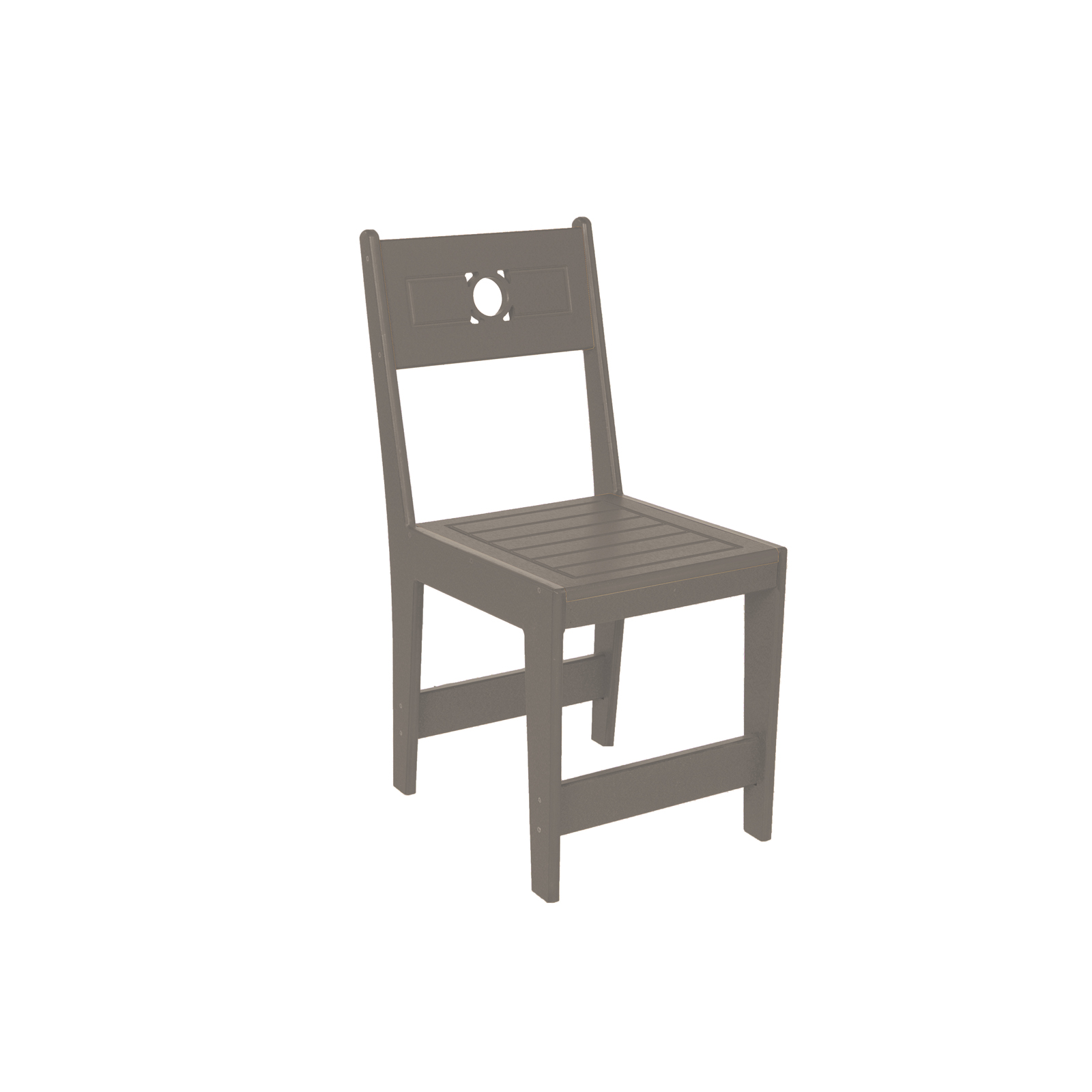 Caf&#233; Commercial Grade Dining Chair, Driftwood