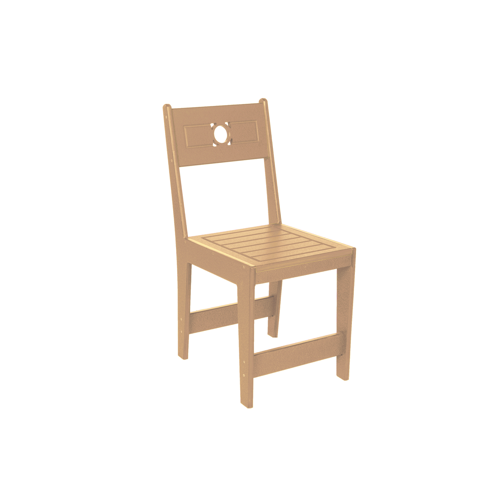 Caf&#233; Commercial Grade Dining Chair, Cedar
