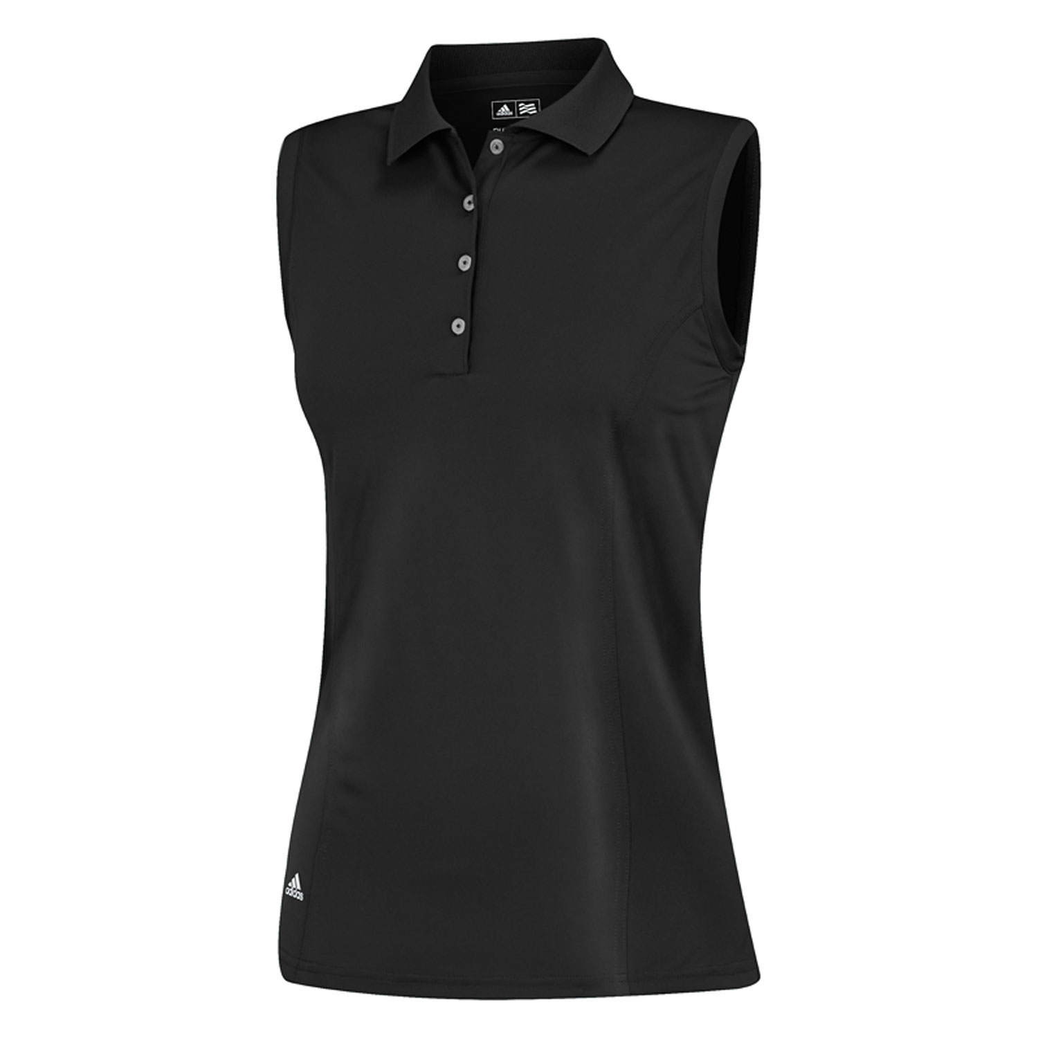 Essentials Women's Sleeveless Polo Black Large