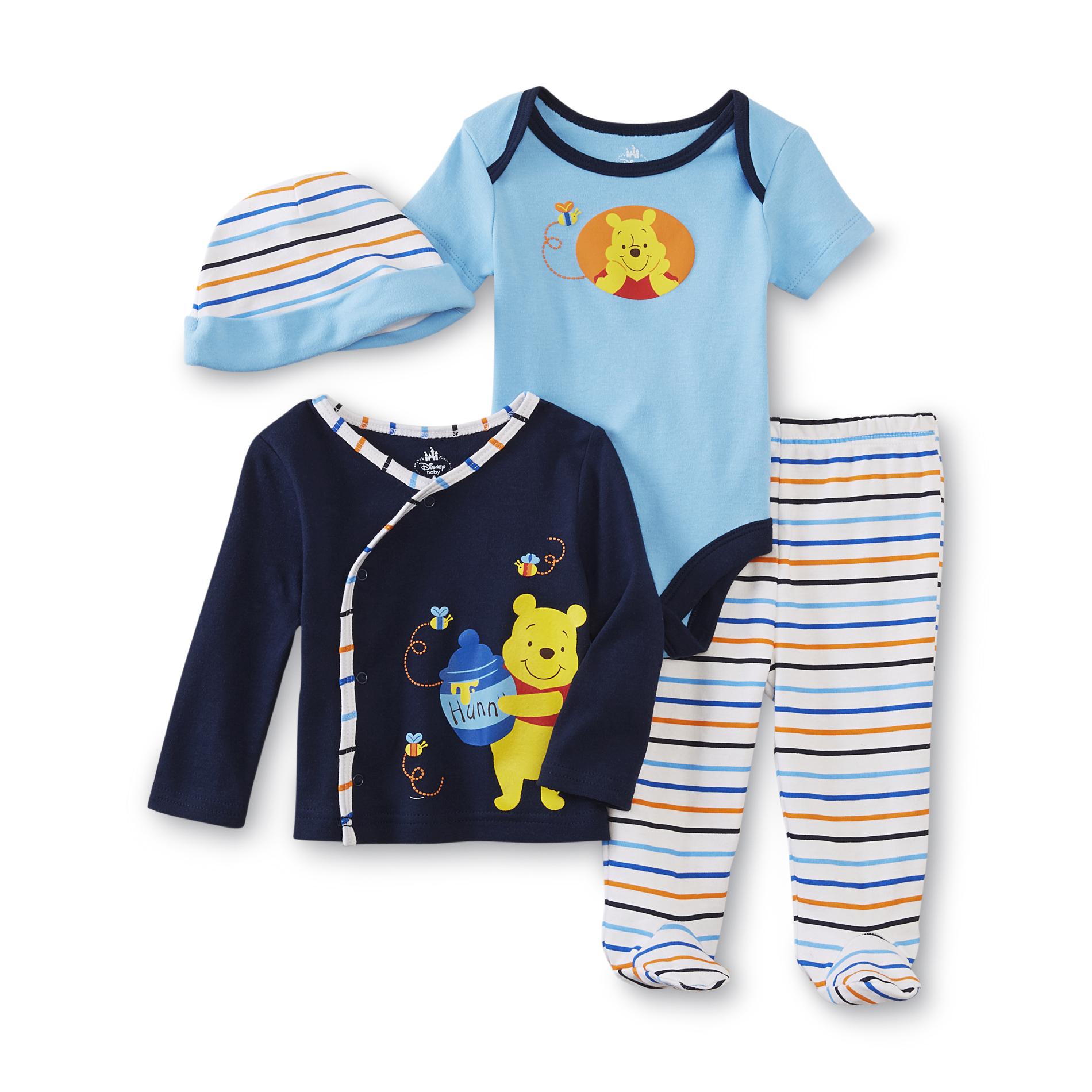 Disney Baby Winnie the Pooh Newborn & Infant Boy's 4Piece Layette Set Shop Your Way Online
