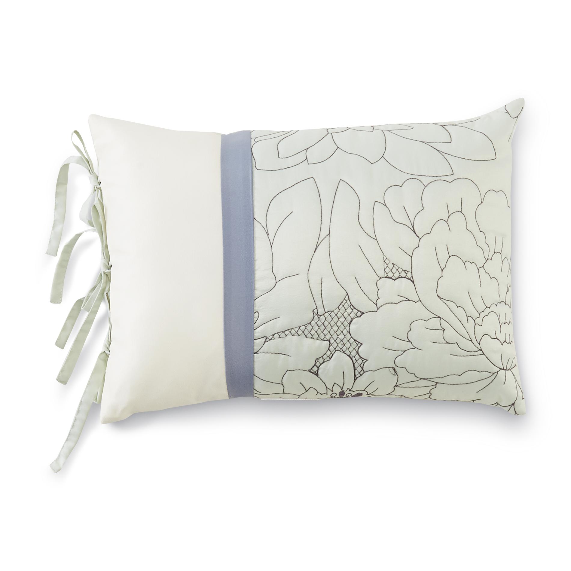 Jaclyn Smith Decorative Rectangle Throw Pillow - Leaf Pattern - Home - Bed & Bath - Bedding ...