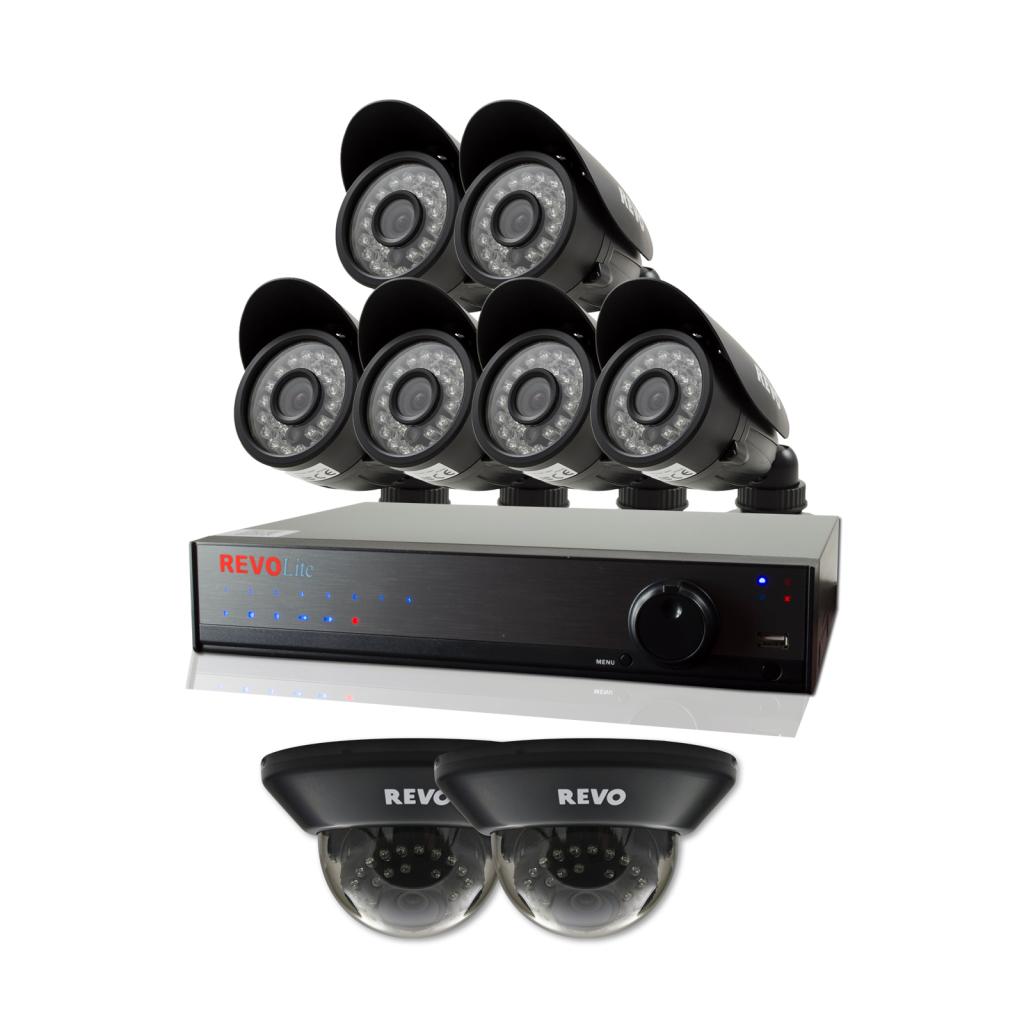 REVO Lite 8 Ch. 1TB 960H DVR Surveillance System with 8 700TVL Cameras