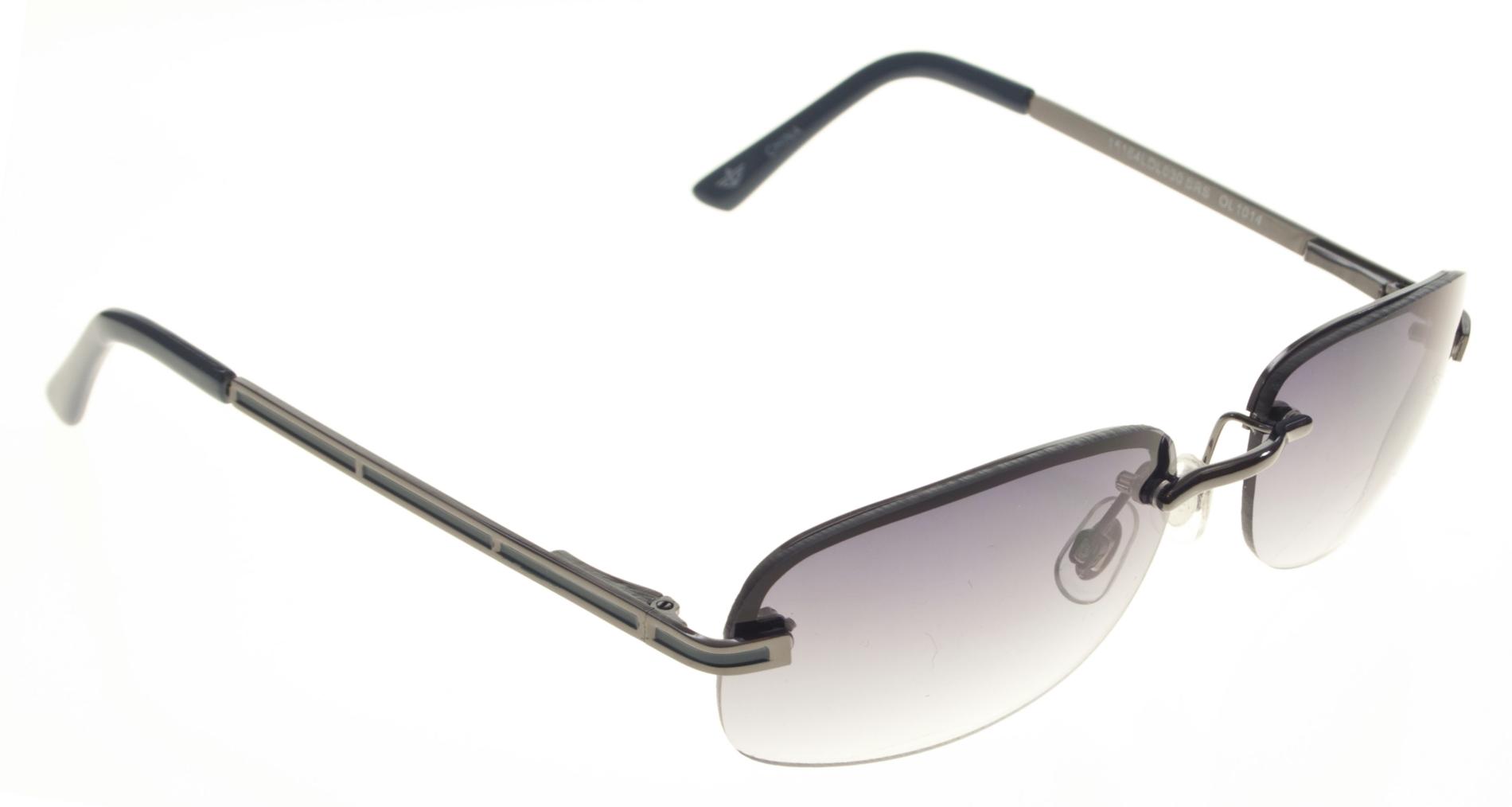 Dockers Womens Gunmetal Semi-Rimless Sunglasses ...