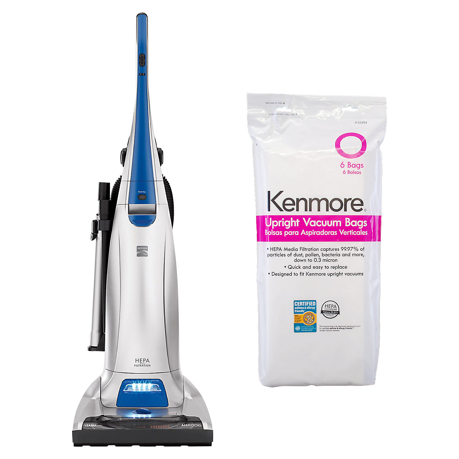 Kenmore Kenmore Upright Vacuum Cleaner & Bags - Appliances ...
