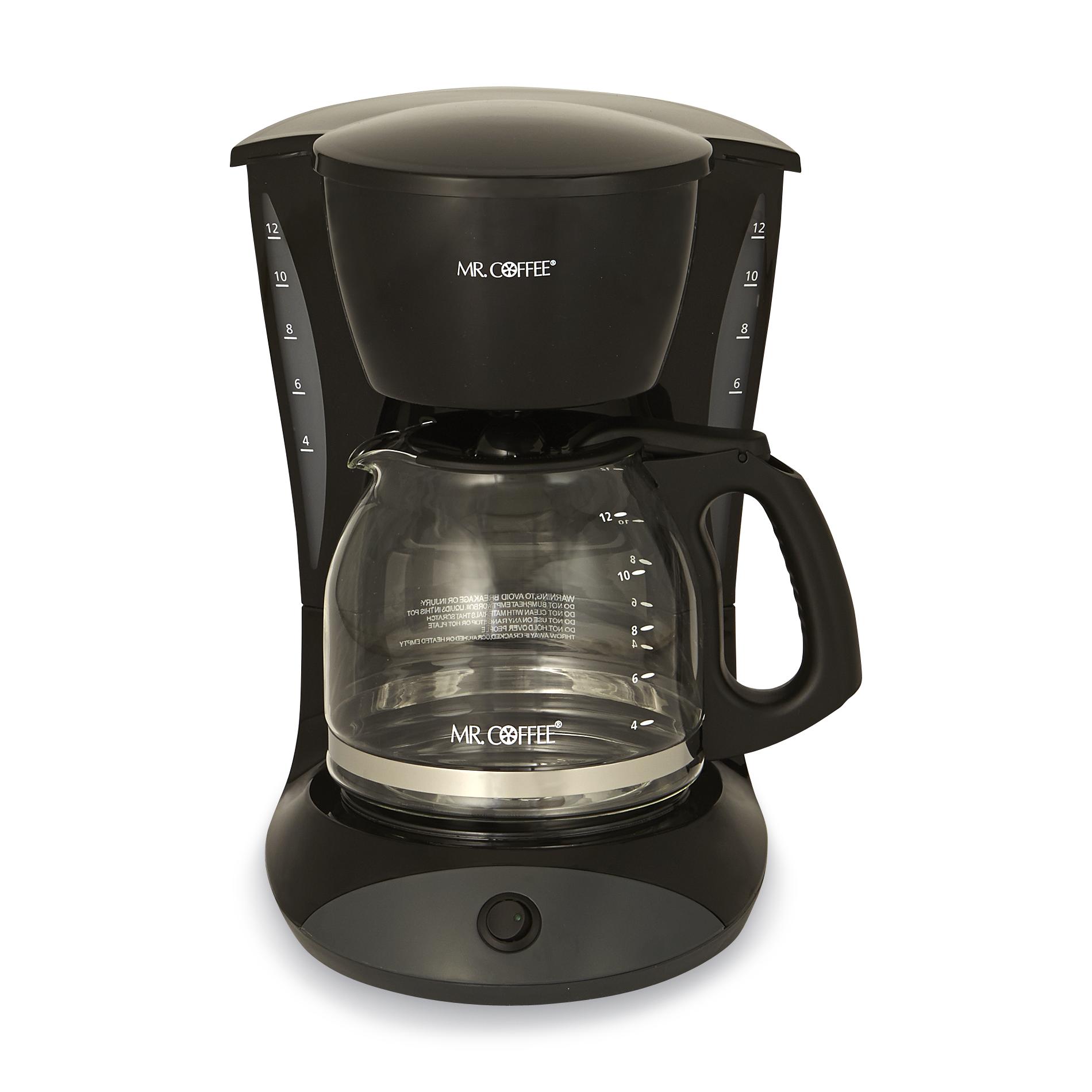 Mr. Coffee DW13-NP 12-Cup Black Coffee Maker
