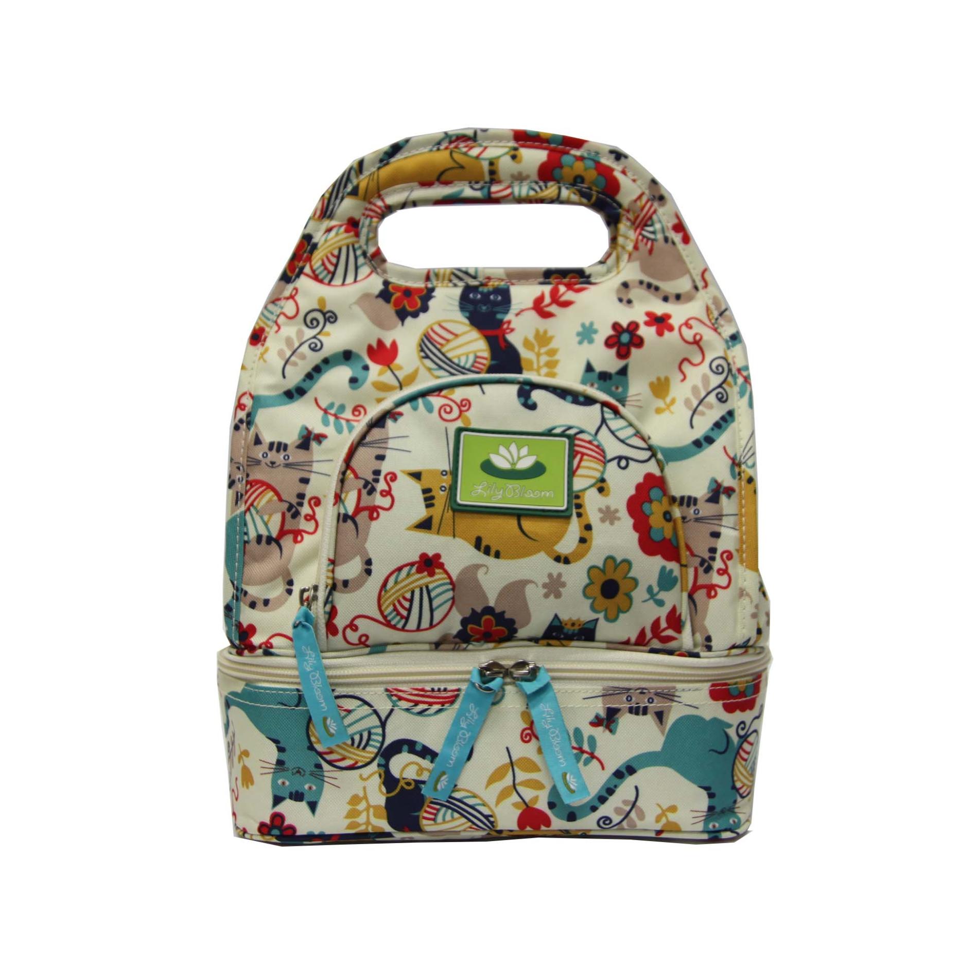 Lily Bloom Women's Furry Friends Lunch Bag