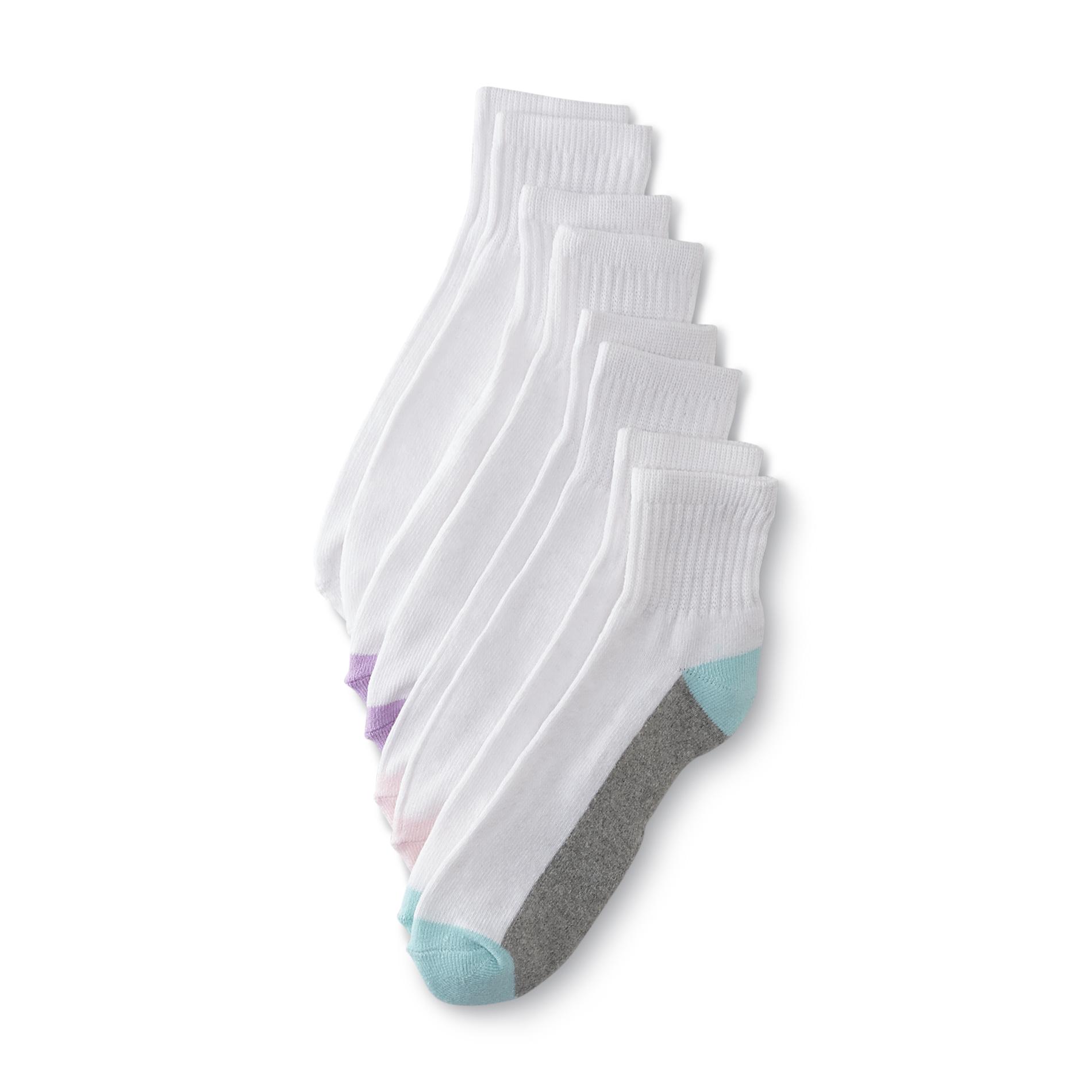 Athletech Women's 10Pairs Ankle Socks Assorted Clothing Women's