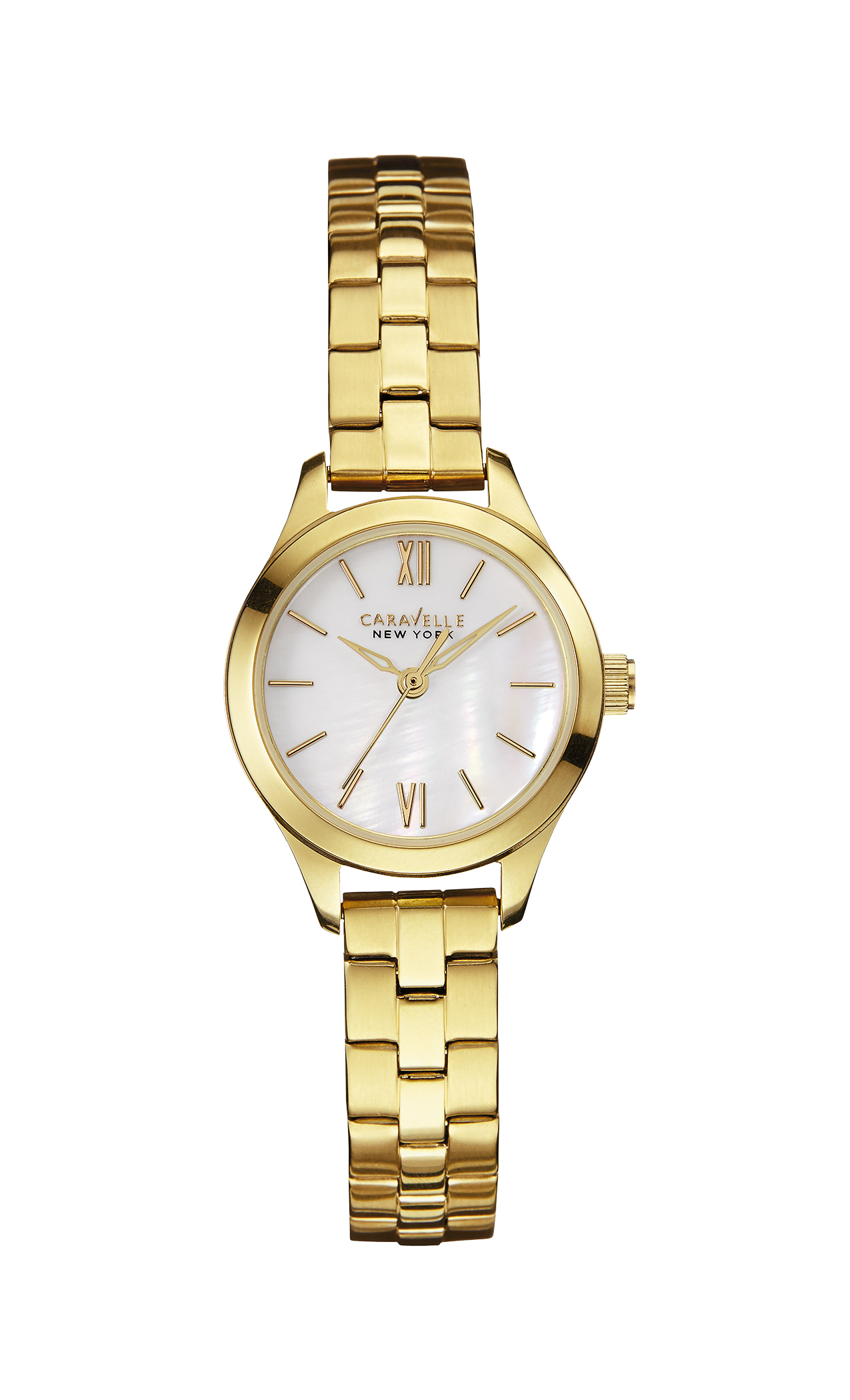 Caravelle Ladies Gold Bracelet Watch, Women's