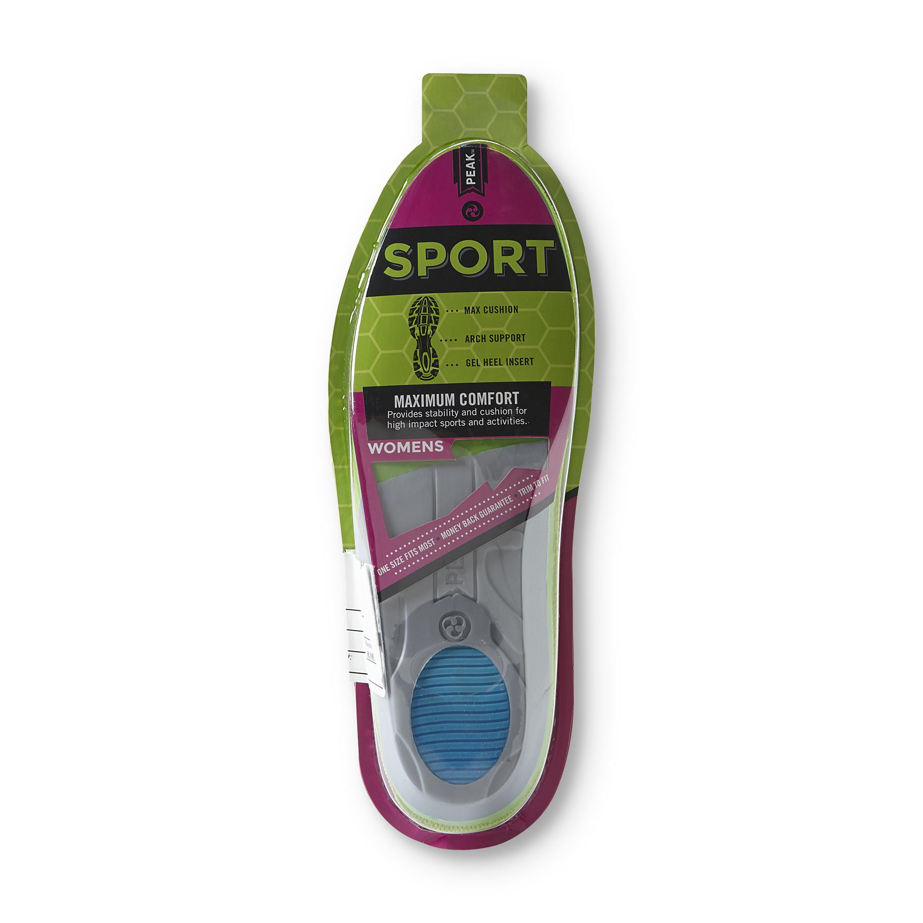 Peak Women's 2-Pair Pack Sport Shoe Insoles