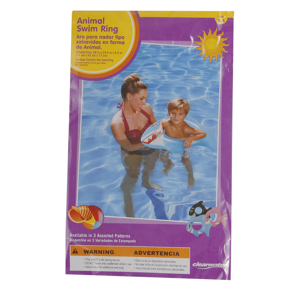 ClearWater Animal Swim Ring - Dolphin
