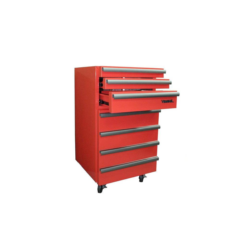 Portable Red Garage Toolbox Refrigerator