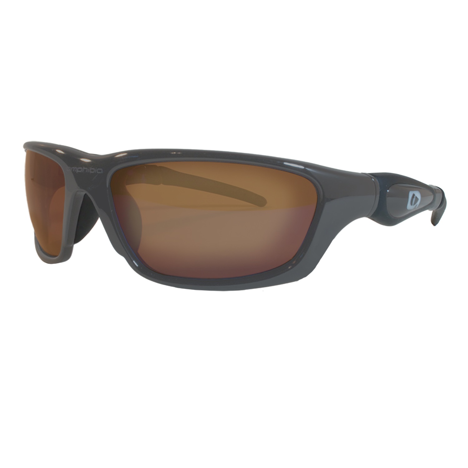 Amphibia Exodus Gunmetal Frame w Sandstorm Lenses Sunglasses