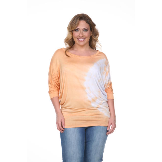 tie dye tunic plus size
