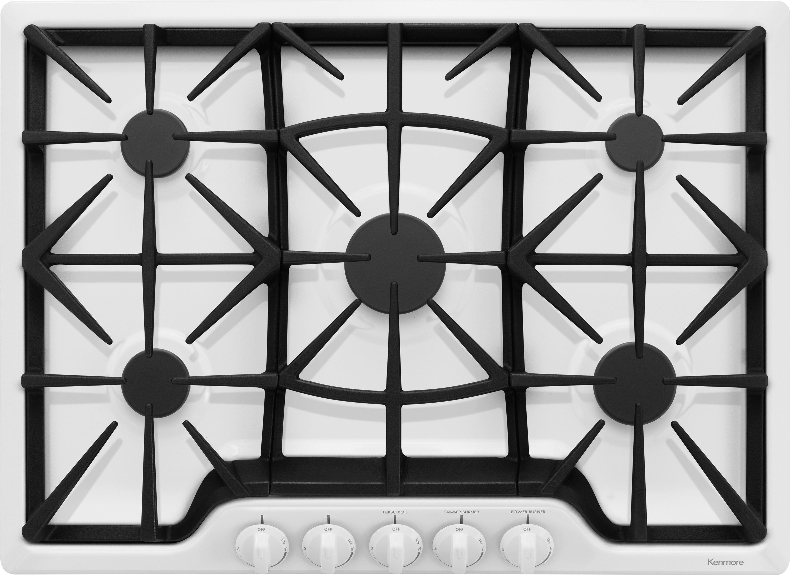 Kenmore 32682 30" Gas Cooktop White Sears Outlet