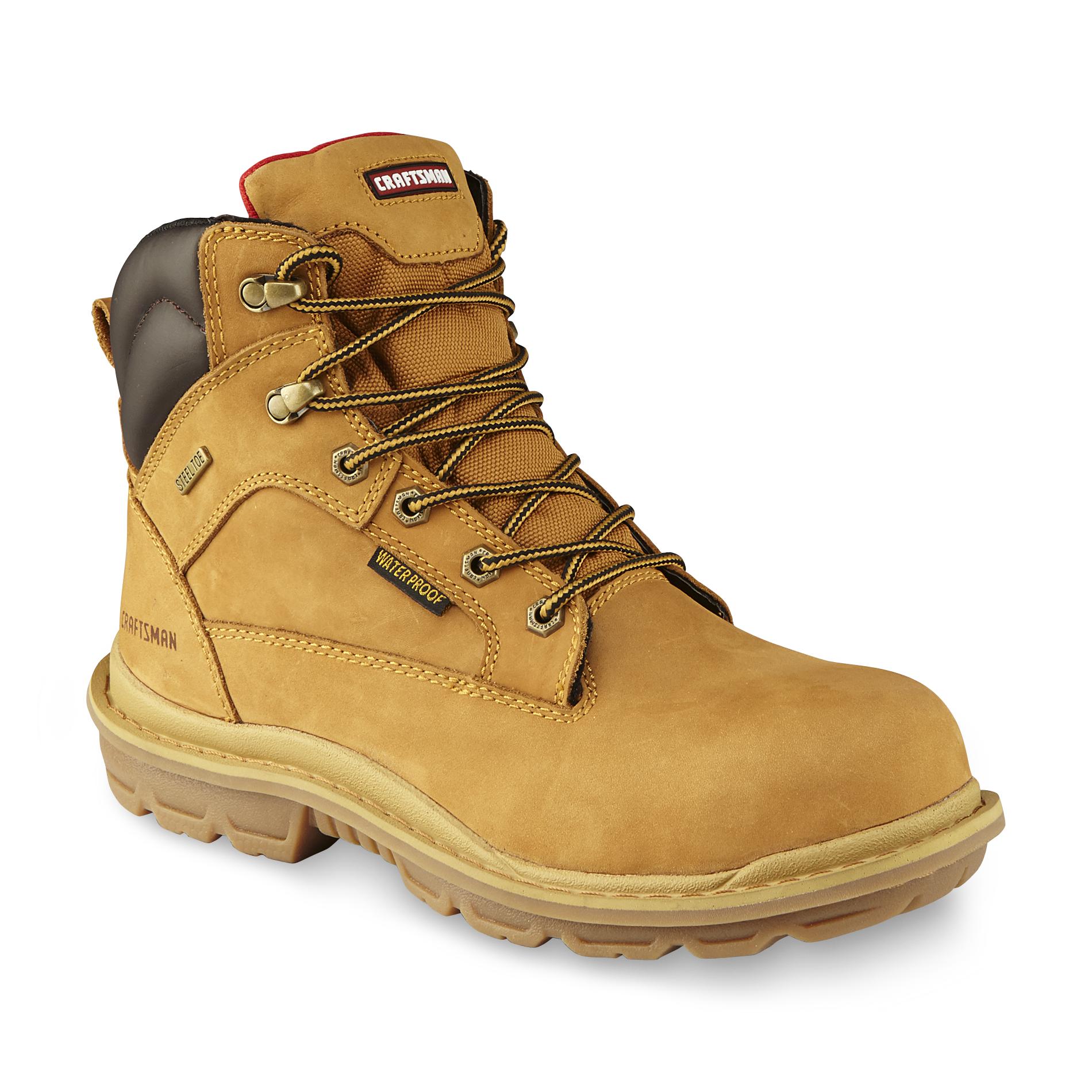 EAN 4717535070281 Craftsman Men s Jagger Wheat Red Black Waterproof Steel Toe Work Boot TAIZHOU upcitemdb