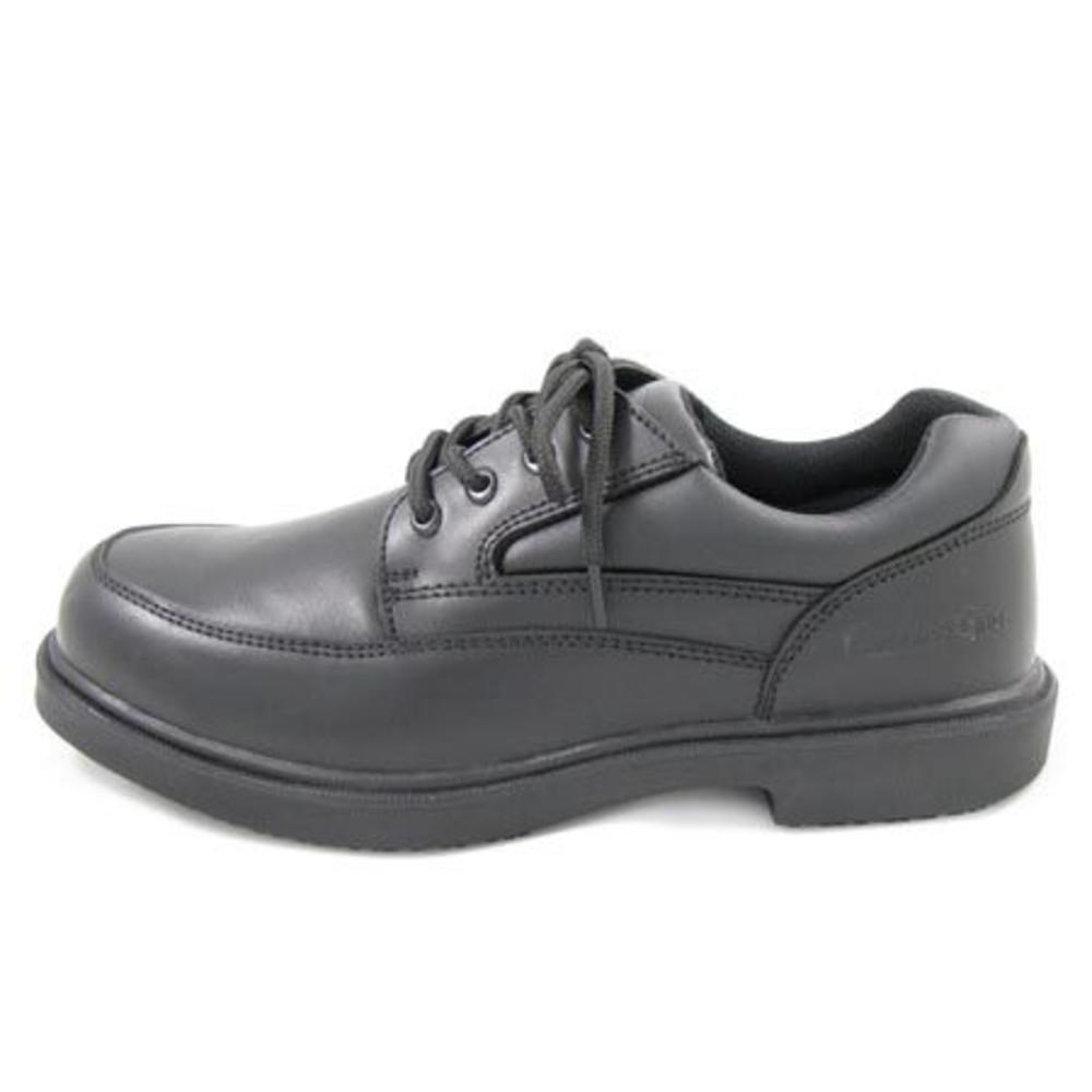 Men's Slip-Resistant Mocc Toe Work Shoes - Black