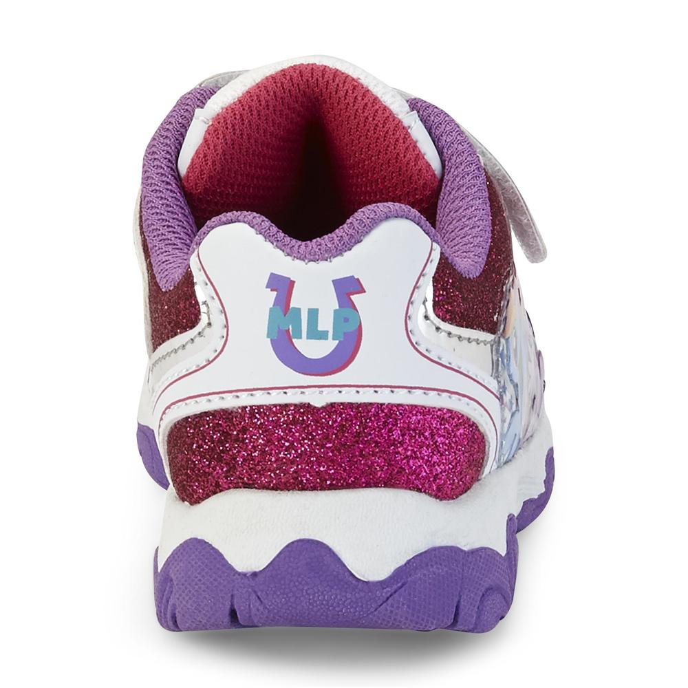 My Little Pony Toddler Girl's Twinkle White/Pink Light-Up Sneaker