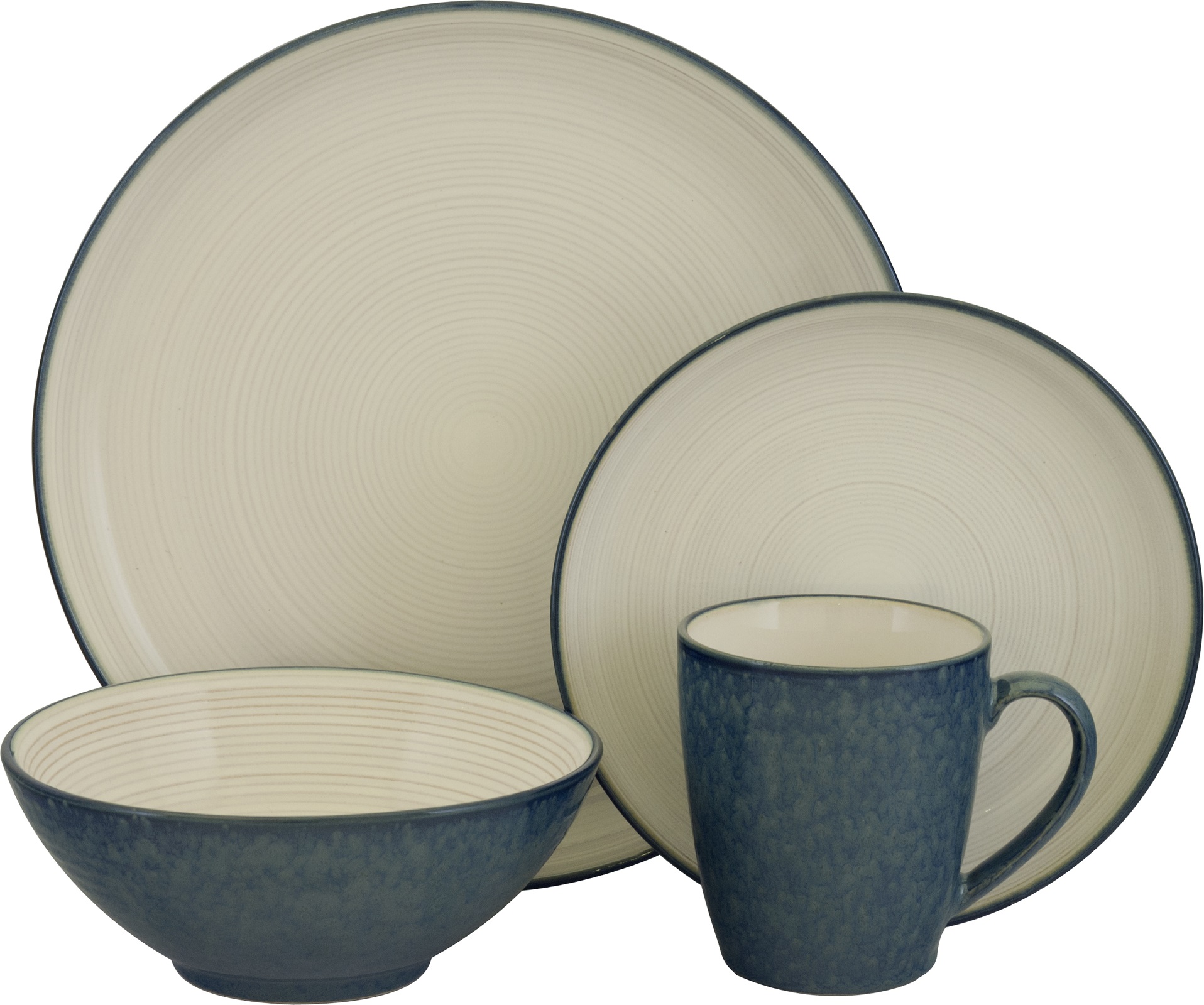 SANGO 16piece Dinnerware Set Jewel Blue Shop Your Way Online