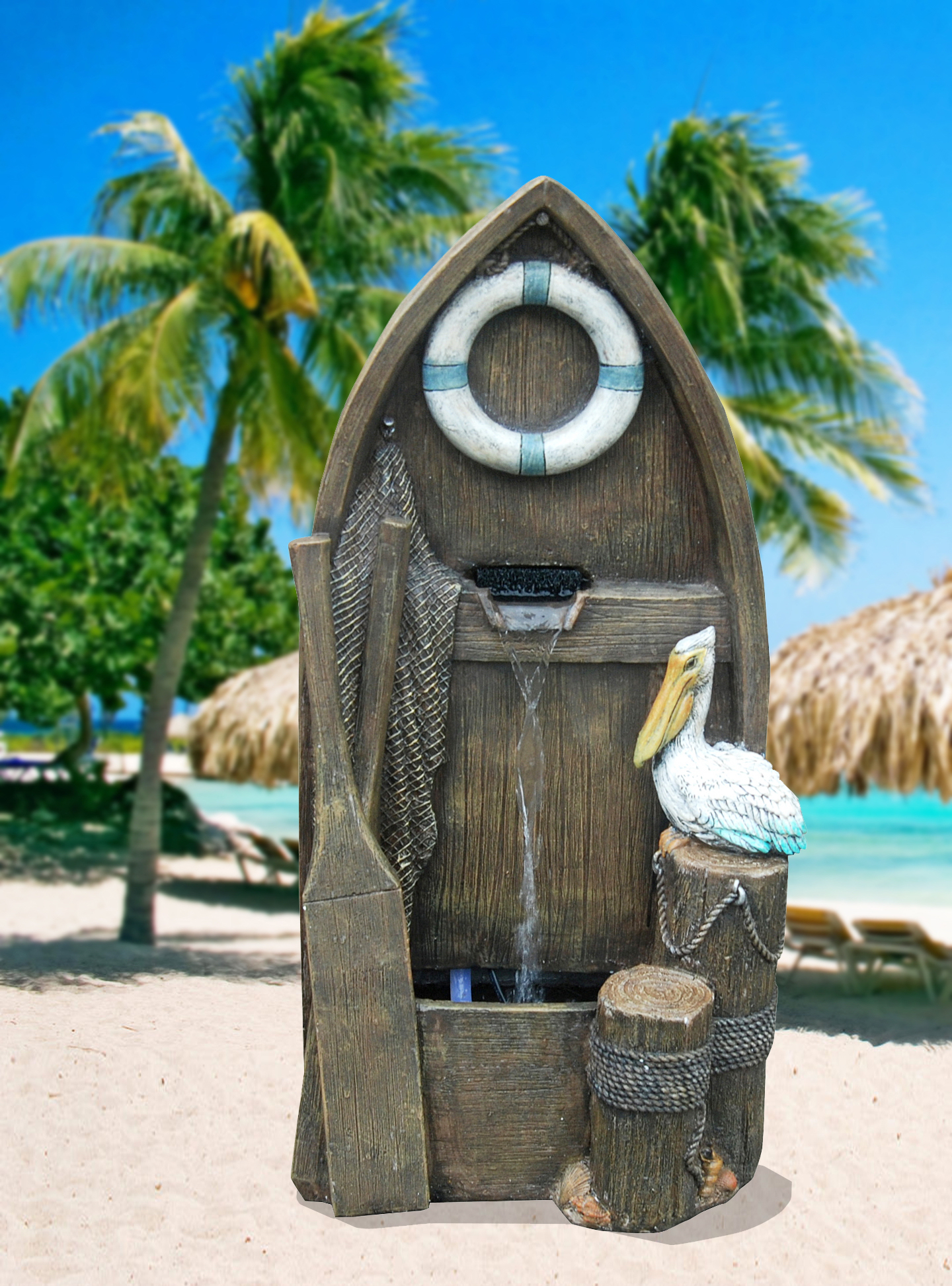 Ean 6940252503093 Garden Oasis Wooden Pelican Fountain Mtc Marketing Inc Upcitemdb Com