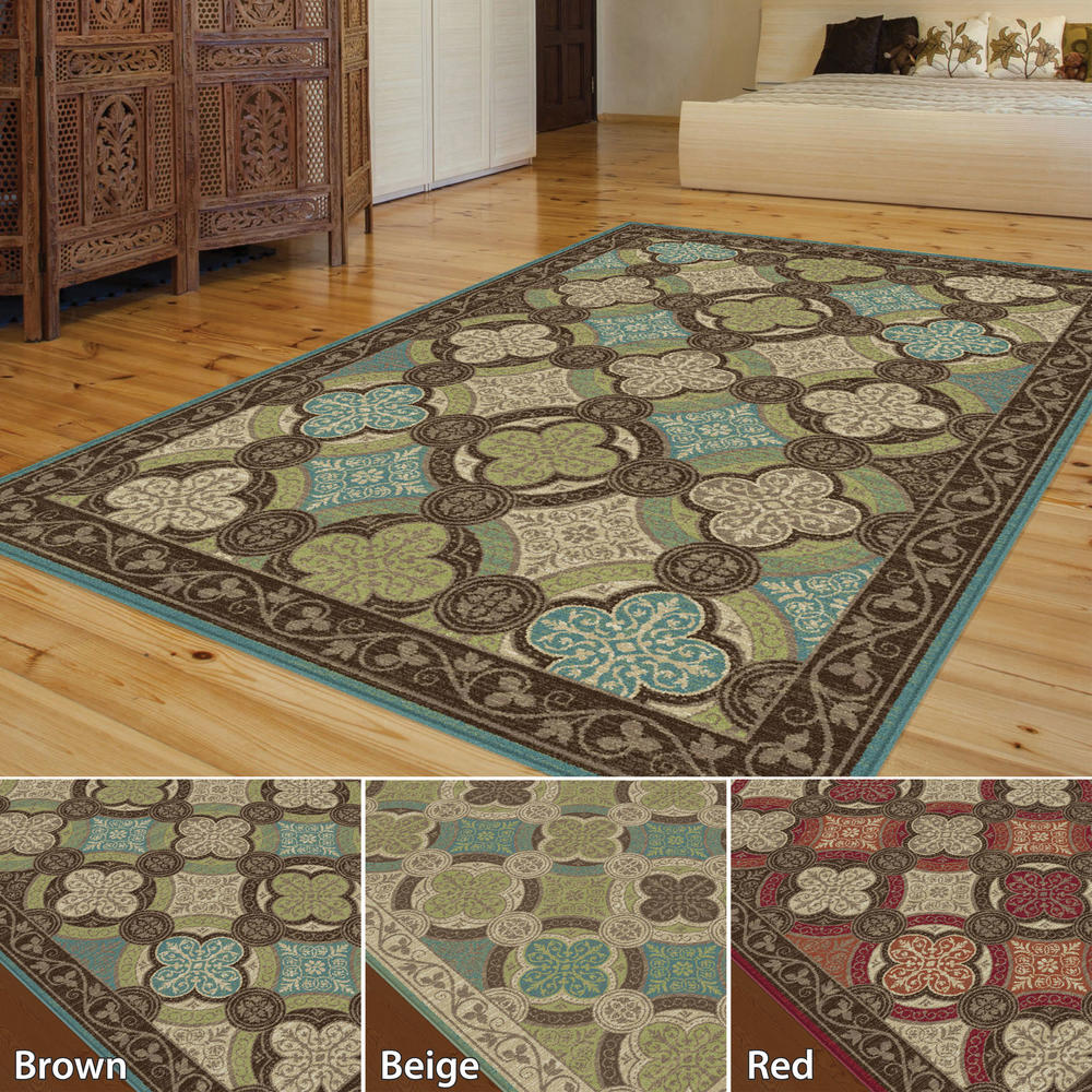 Capri Laila 5 ft. 3 in. x 7 ft. 3 in. Transitional Area Rug