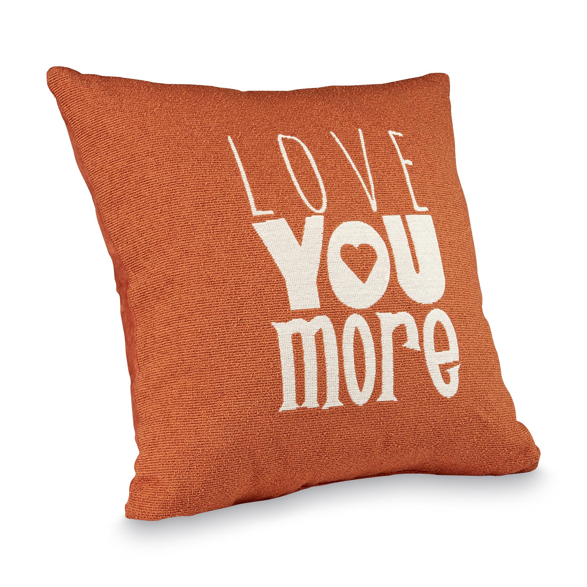 Decorative Throw Pillow - Love You More