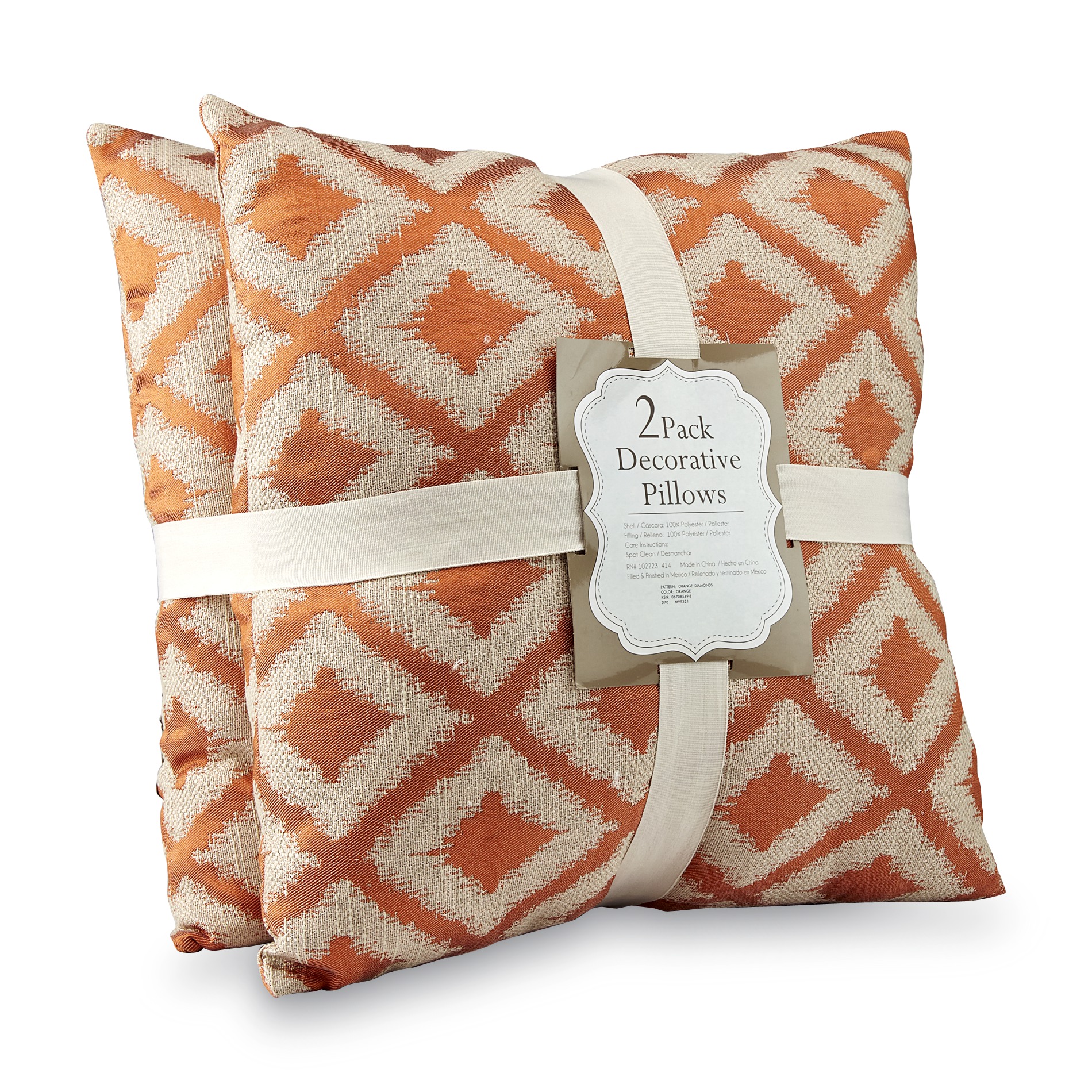 2-Pack Decorative Pillows - Diamond Shop Your Way: Online Shopping & Earn Points on Tools ...