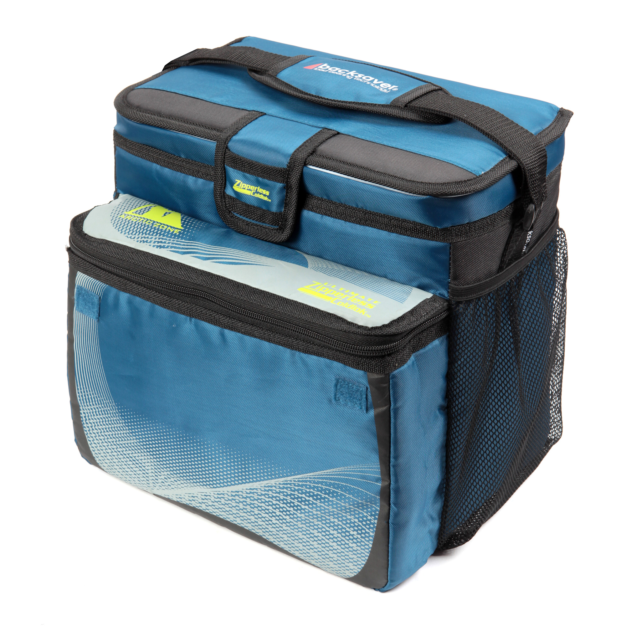 California Innovations 16 (12+4) Can Ultimate Zipperless™ Cooler Blue