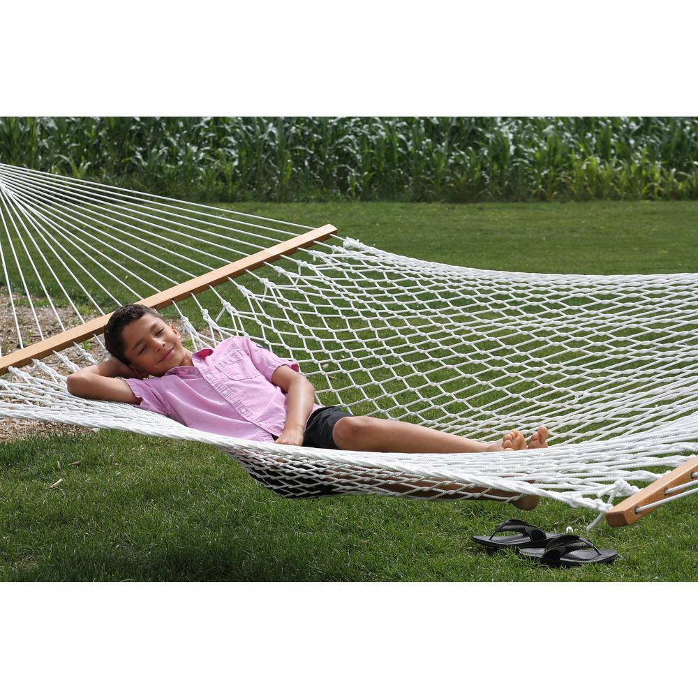 Cotton Rope Hammock - Double (Natural)