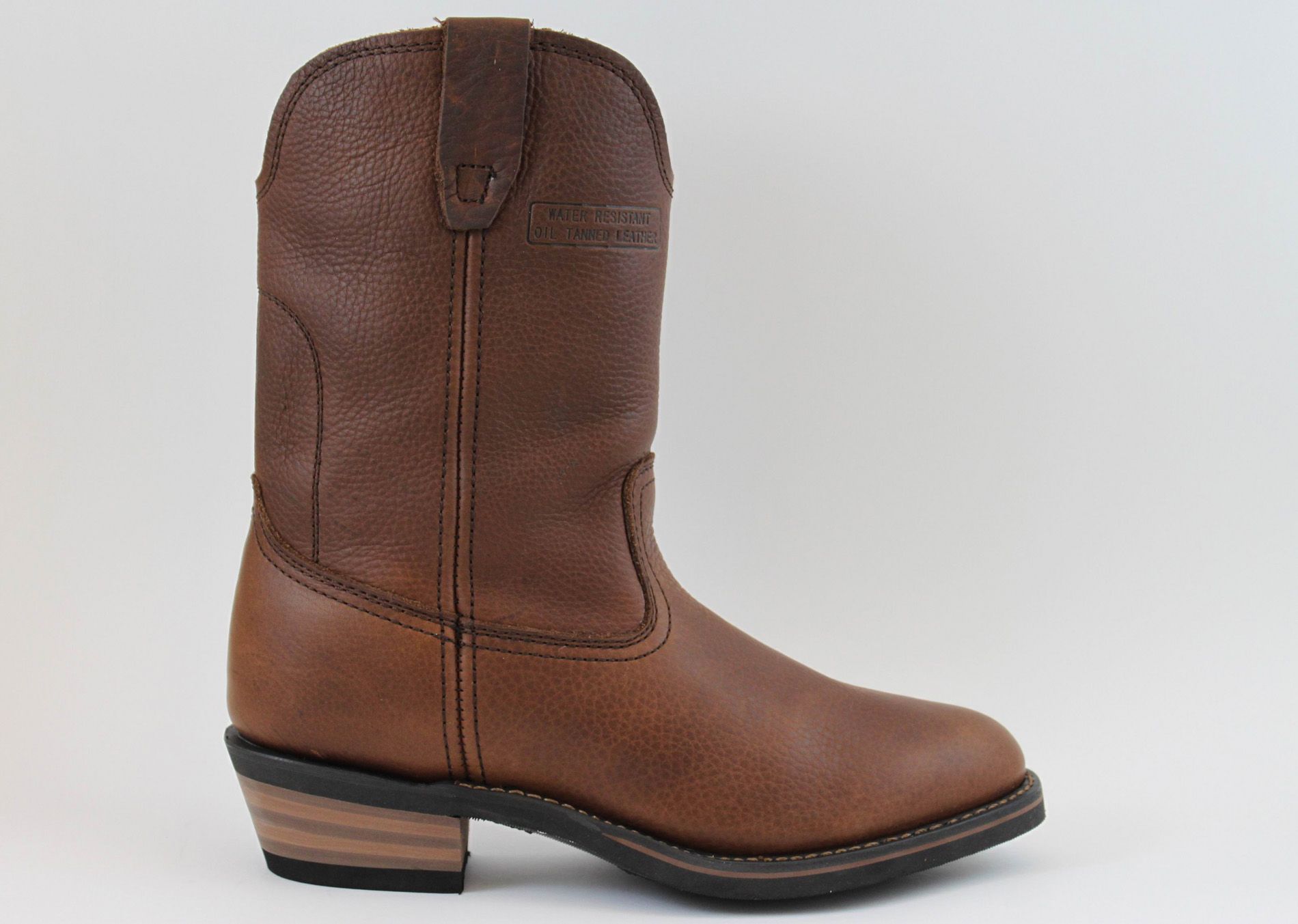 AdTec Men's 11" Western Ranch Wellington Boots Tumble Brown at Kmart.com