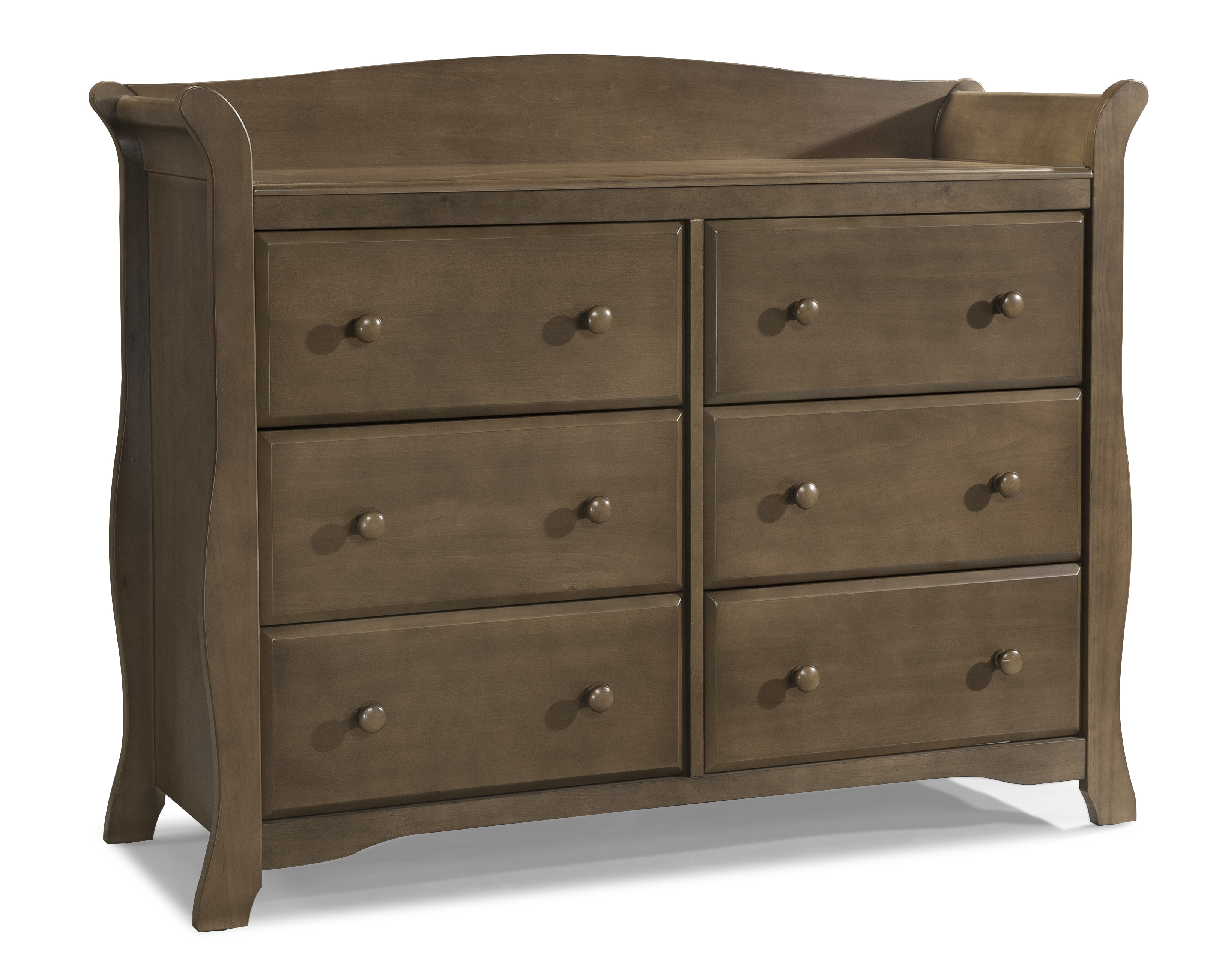 Storkcraft Avalon 6 Drawer Dresser Dove Brown Baby Baby