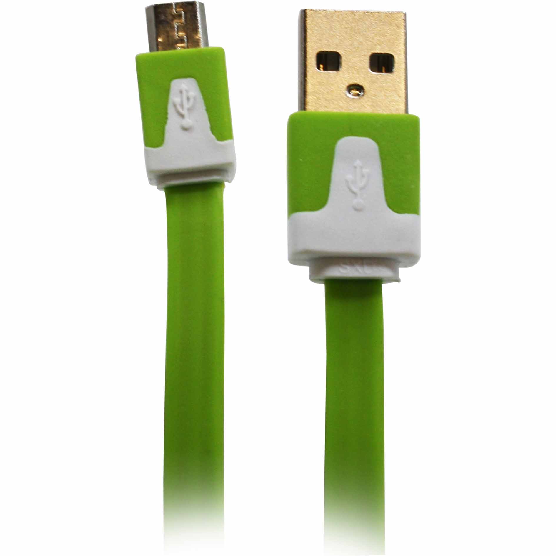 UPC 680988140341 product image for Micro USB Flat Cable - Green | upcitemdb.com