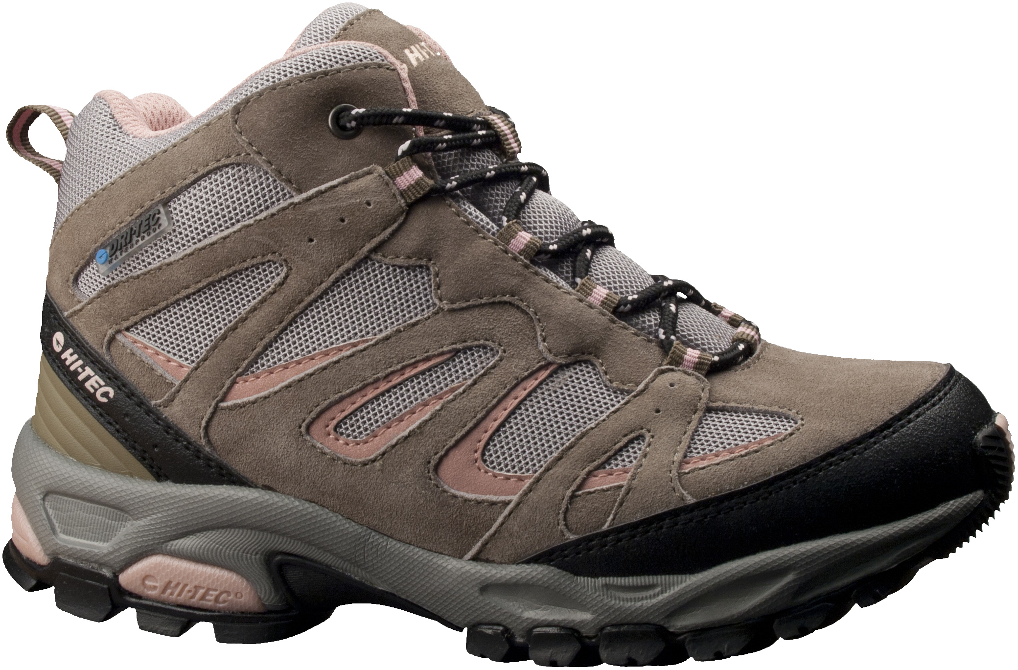 Hi-Tec Women's Fusion Sport Mid Waterproof Warm GreyBlush Multisport ...