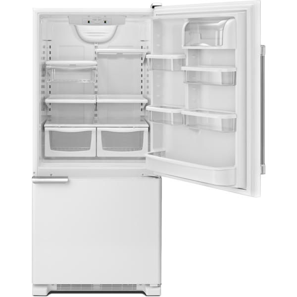Maytag 19 cu. ft. Single Door Bottom Freezer Refrigerator White