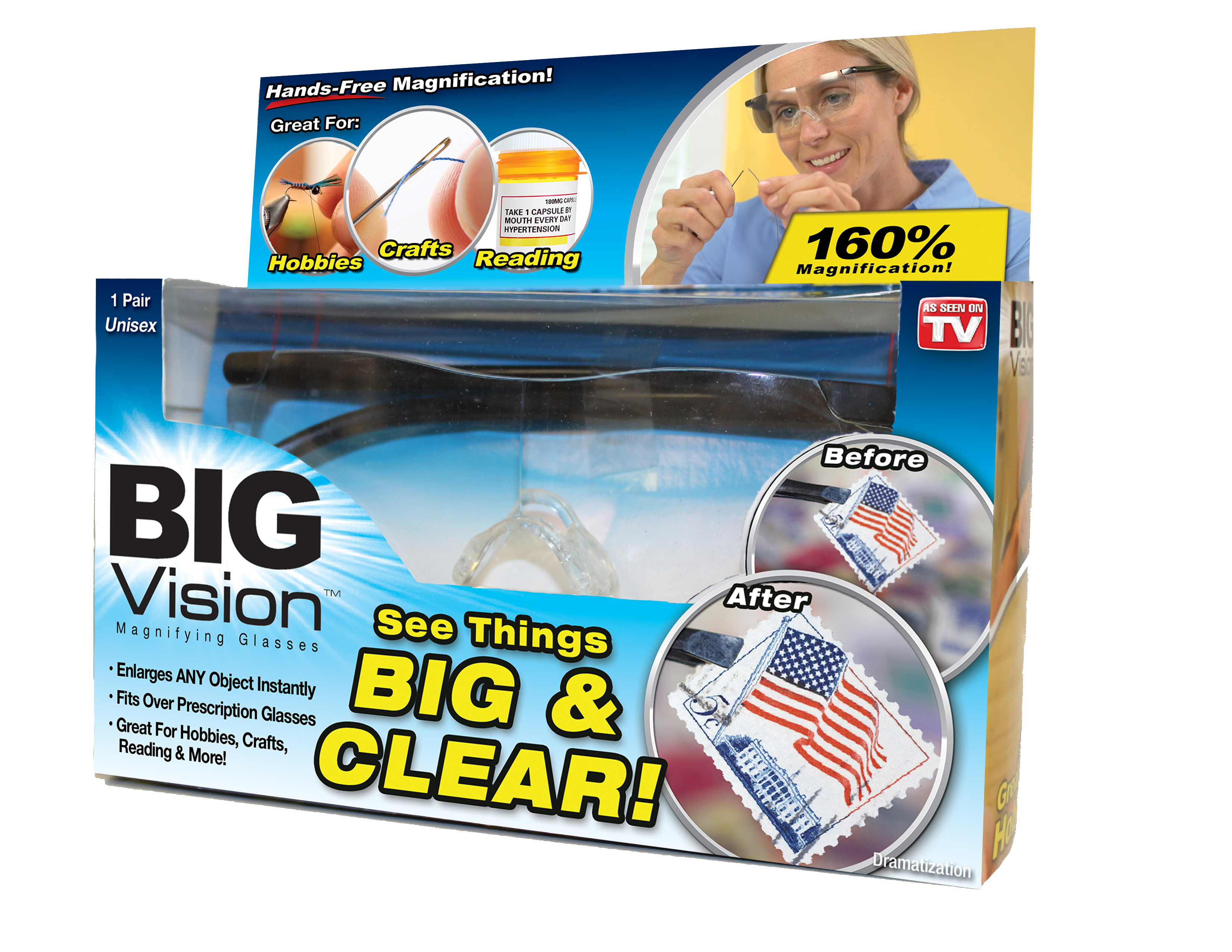 UPC 735541502170 As Seen on TV Big Vision Magnifying Glasses