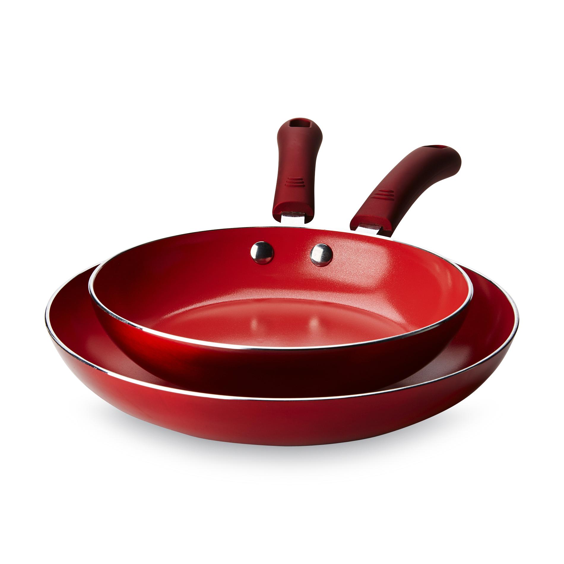 Bella 8 & 10Inch Ceramic NonStick Aluminum Frying Pans Shop Your