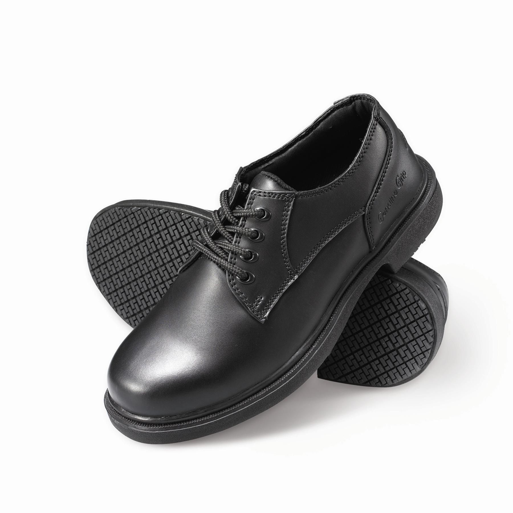 Genuine Grip Women's Slip-Resistant Oxfords Work Shoes #700 Black at Kmart.com