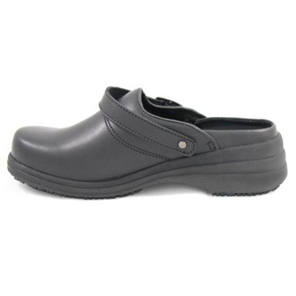 Men&#39;s Slip-Resistant Mule Open-Back Casual Shoes #4340 Black
