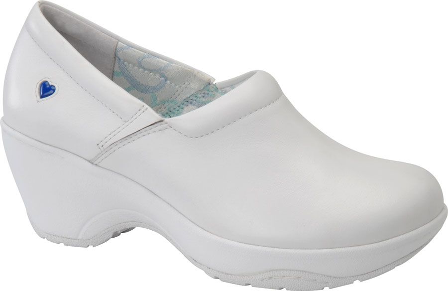 Bryar Slip-Resistant White Women's Nursing Shoe # 251304