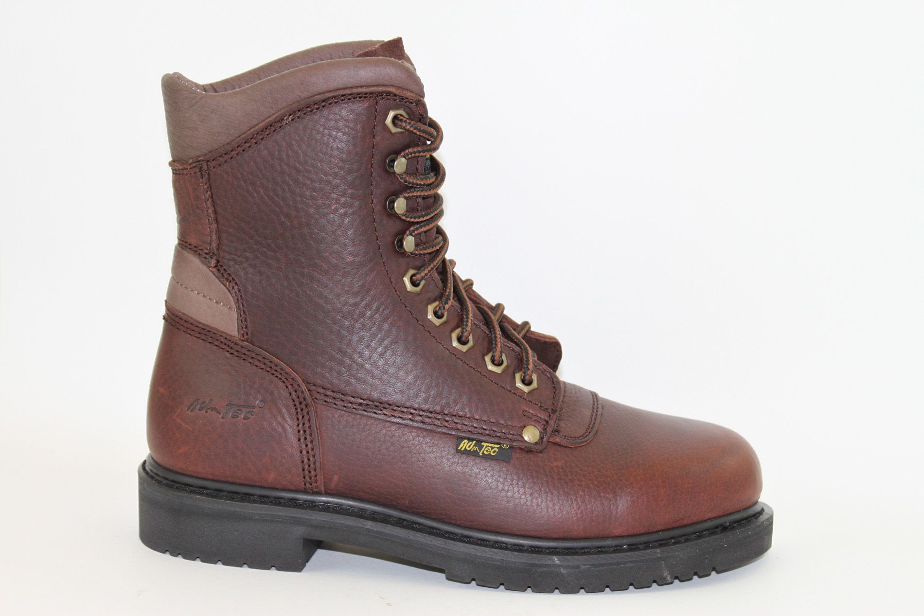 AdTec Men's 8" Work Boots Pu Sole Brown at Kmart.com