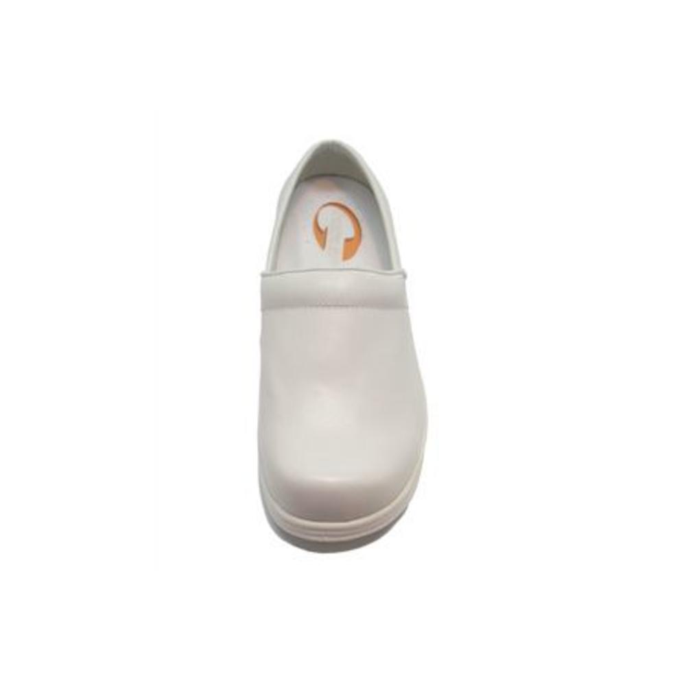 Women&#39;s Slip-Resistant Mule Casual Shoes #4336 White