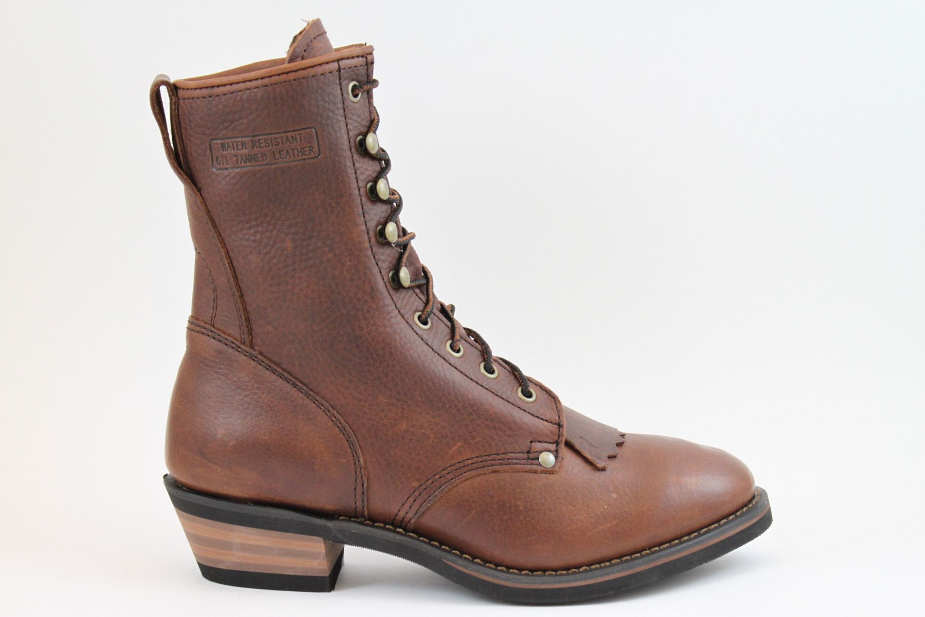 AdTec Men's 9" Western Packer Boots Tumble Brown at Kmart.com