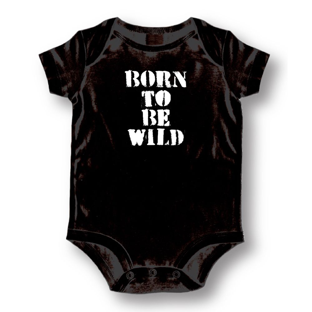 Unisex Born To Be Wild Baby Romper