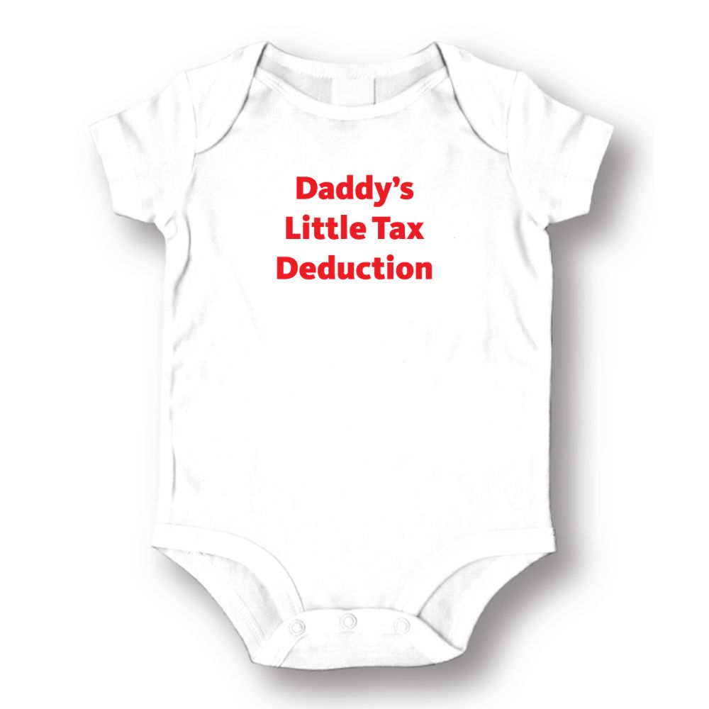 Unisex Tax Deduction Baby Romper