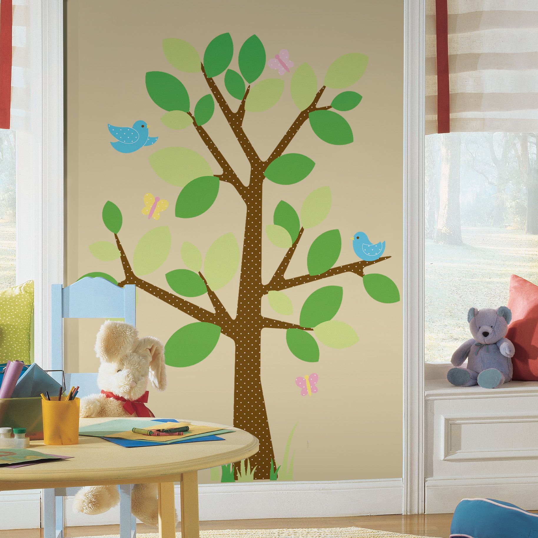 Dotted Tree Peel & Stick Wall Decals