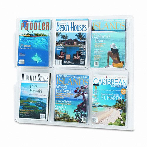 Safco Reveal™ Clear Literature Displays at Kmart.com