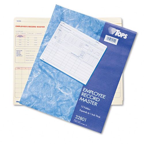 TOPS Business Forms Employee Record Master File Jacket at Kmart.com