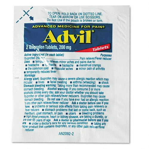 Lil Drugstore Advil Two-Tablet Pack, 30/Box at Kmart.com