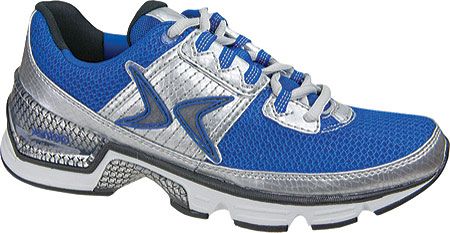 Aetrex Women s XSPRESS Fitness Runner - Royal Silver Mesh Blue 5