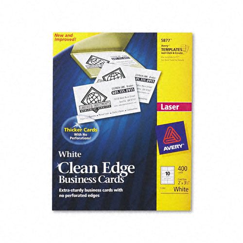 Avery Two-Side Clean Edge Printable Business Cards at Kmart.com