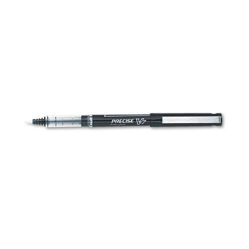 Pilot Automotive Precise V7 Roller Ball Stick Pen  Precision Point  Black Ink  .7mm  Dozen at mygofer.com
